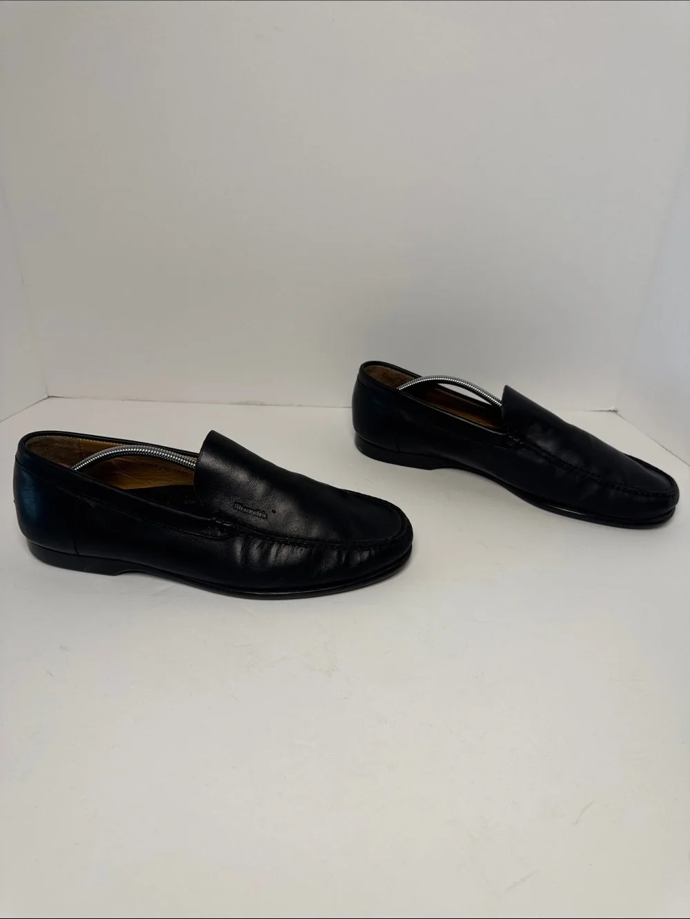 CHURCH'S VTG? Men's Classic Black Leather Slip-On Loafers Minimal UK 9.5 US 10.5